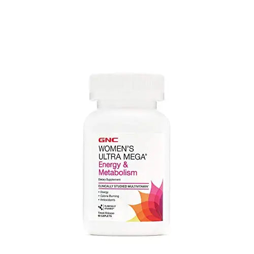 GNC Womens Ultra Mega Energy and Metabolism Multivitamin for Women, 90 Count GNC buy supplements canada