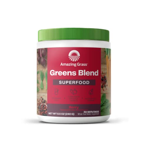 Amazing Grass Greens Blend Superfood: Super Greens Powder Smoothie Mix with Organic Amazing Grass buy supplements canada