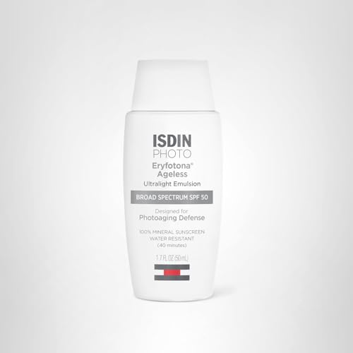 ISDIN Eryfotona Ageless SPF 50 (1.7 Fl Oz) | Tinted Mineral Sunscreen for Face with Zinc Oxide | Anti-Aging Sunscreen with DNA Repairsomes & Vitamin E ISDIN buy supplements canada