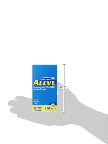 Aleve Caplets, Naproxen Sodium 220 mg (NSAID), Pain Reliever/Fever Reducer, #1 Orthopedic Surgeon Recommended, 270 Count Aleve buy supplements canada