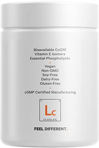Codeage Liposomal CoQ10 Supplement - Vitamin E Isomers Tocopherols - 125mg Coenzy Codeage buy supplements canada