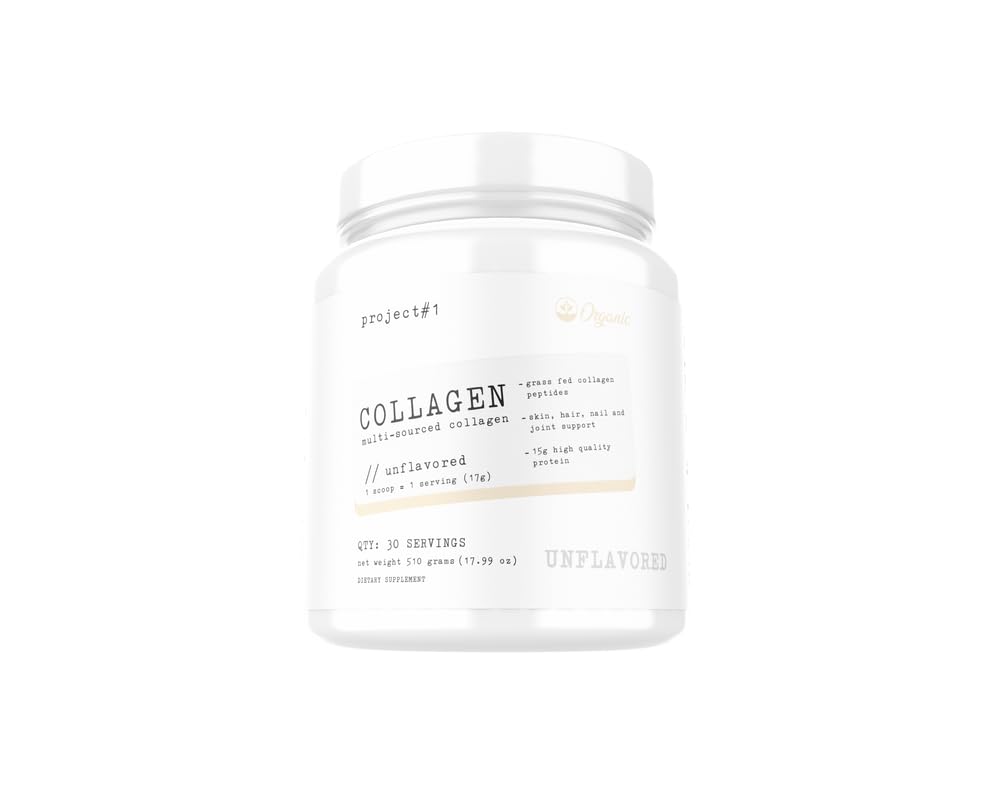 Project #1 Nutrition Multi-Sourced Collagen Powder | Grass-Fed Peptides for Skin, Hair Project #1 buy supplements canada