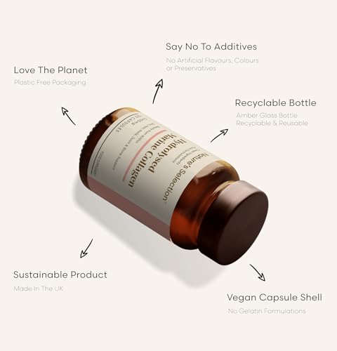 Pure Hydrolysed Marine Collagen Capsules 2400mg - Collagen Tablets High Strength Collagen Nature's Selection buy supplements canada