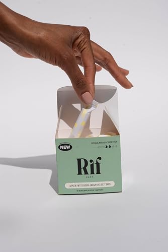 Rif Care Organic Cotton Non Applicator Tampons Regular Absorbency 18 Count Rif care buy supplements canada
