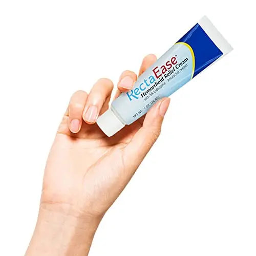 RectaEase 5% Lidocaine Hemorrhoid Topical Relief Cream, Rapid Numbing for Itching & Burning, Extra Strength Anorectal Treatment for Sensitive Areas, Advanced Formula for Fast Soothing Care, 1 oz Tube RectaEase buy supplements canada