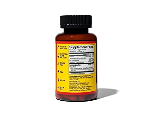 Bragg Apple Cider Vinegar Capsules - Vitamin D3 & Zinc - 750mg of Acetic Acid – Immune Bragg buy supplements canada
