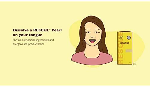 Bach RESCUE PEARLS, Natural Orange Vanilla Flavor, Natural Stress Relief, Homeopathic Flower Essence RESCUE buy supplements canada