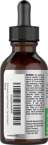Echinacea Drops Liquid Extract | 2 fl oz | Super Concentrated Tincture | Alcohol Free Horbäach buy supplements canada