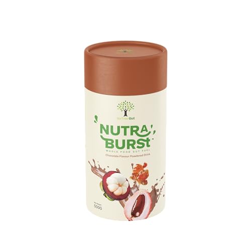 NutraBurst Pea Protein Shake with Probiotics, prebiotics, and Oats 500g - Chocolate Flavoured Nutree Gut buy supplements canada