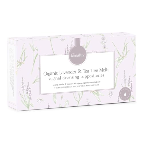 Femallay Organic Lavender and Tea Tree Oil Vaginal Cleansing Suppositories for Hygiene Femallay buy supplements canada