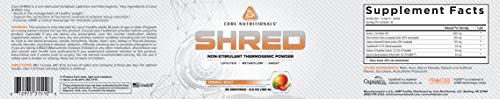 Core Nutritionals Platinum Shred Non-Stimulant, Fat Burning, Thermogenic Powder with 1G Core Nutritionals buy supplements canada