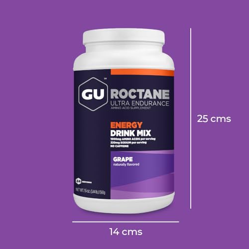 GU Energy Roctane Ultra Endurance Energy Drink Mix, 3.44-Pound Jar, Grap GU Energy buy supplements canada