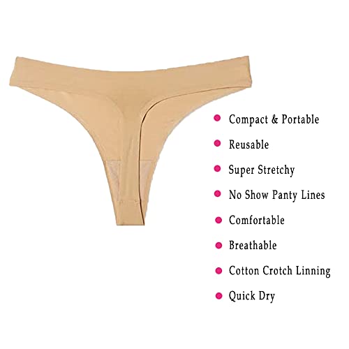 to-Go Panty Kit Includes 4 Items Seamless Thong Underwear Fresh Wipe Pantyliner & Washbag Travel Panty Fresh buy supplements canada