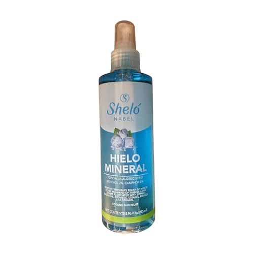 Hielo Mineral Spray Topical Analgesic Menthol Camphor Muscle Relieve Shelo Nabel Sheló NABEL buy supplements canada