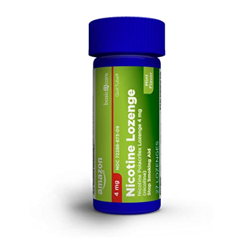 Amazon Basic Care Nicotine Polacrilex Lozenges, 4 mg, Mint Flavor Amazon Basic Care buy supplements canada