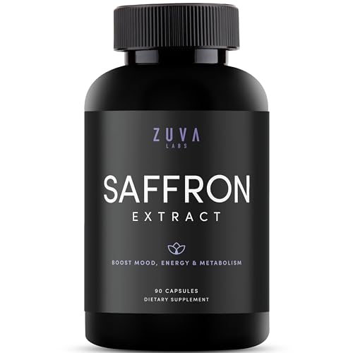 Saffron Supplements - 100% Pure Saffron Extract Mood Enhancer for Women and Men ZuvaLabs buy supplements canada