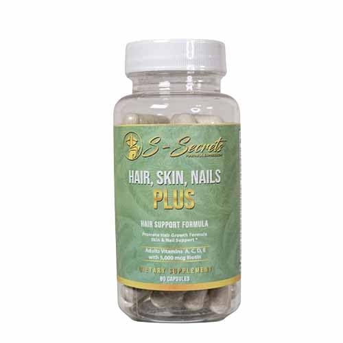 S-Secrets Hair, Skin & Nails Vitamin – Non-GMO Multivitamin for Hair, Skin & Nails | Biotin 5,000 mcg per Serving | 30-Day Supply (60 Capsule) S-Secrets buy supplements canada