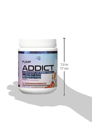 BELIEVE Pump Addict Ultimate Pre-Workout and Energy Formula Sour Peach, 550 g Believe buy supplements canada