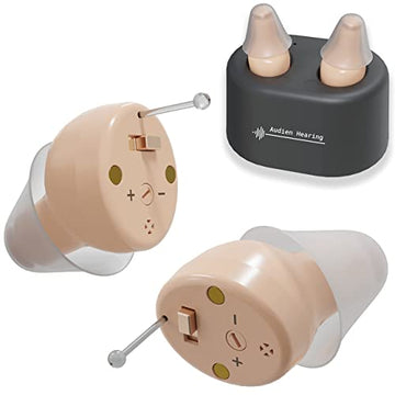 Audien ATOM Rechargeable Hearing Amplifier to Aid and Assist Hearing Audien Hearing buy supplements canada