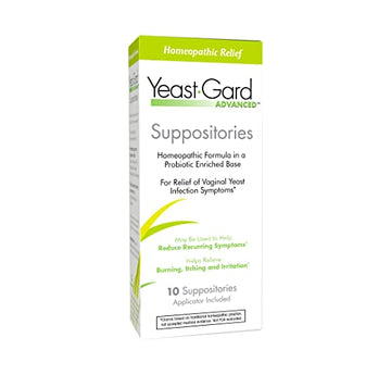 YeastGard Advanced Homeopathic Yeast Infection Vaginal Suppositories - 10 count Box Yeast-Gard buy supplements canada