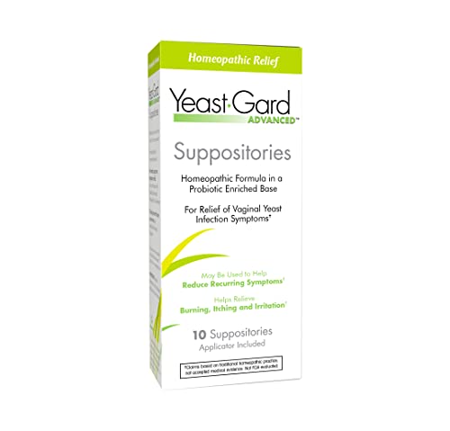 YeastGard Advanced Homeopathic Yeast Infection Vaginal Suppositories - 10 count Box Yeast-Gard buy supplements canada