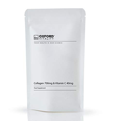 Collagen and Vitamin C Capsules | High Strength and Quality | Oxford Vitality (365) Ov OXFORD VITALITY buy supplements canada
