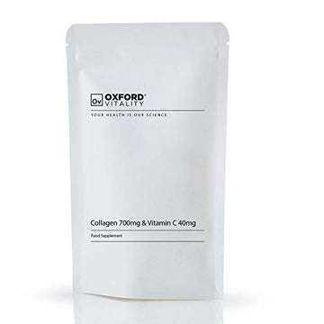 Collagen and Vitamin C Capsules | High Strength and Quality | Oxford Vitality (365) Ov OXFORD VITALITY buy supplements canada