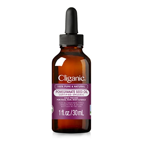 Cliganic Organic Pomegranate Seed Oil, 100% Pure - For Face, Skin | Natural Cold Pressed Unrefined Cliganic buy supplements canada