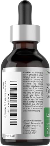 Gotu Kola Extract | 2 fl oz | Alcohol Free | Super Concentrated Liquid Herb Supplement Horbäach buy supplements canada