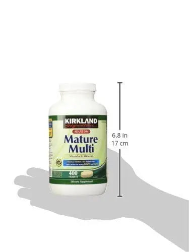 Kirkland Signature Adult 50+ Multi Vitamins & Minerals, 400 Tablets (2 Pack) KIRKLAND buy supplements canada