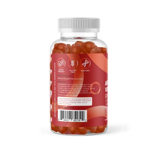 umsii Apple Cider Vinegar Gummies | 1,000 mg Organic Extract | Can Promote Gut Health umsii buy supplements canada