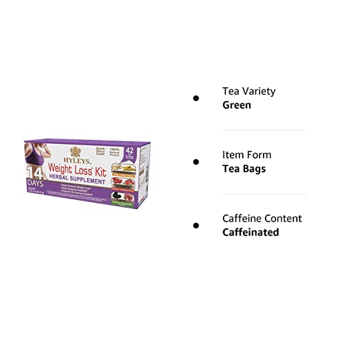 Hyleys 14 Day Weight Loss Tea - 42 Tea Bags (1 Pack), Detox Tea for Cleanse HYLEYS buy supplements canada
