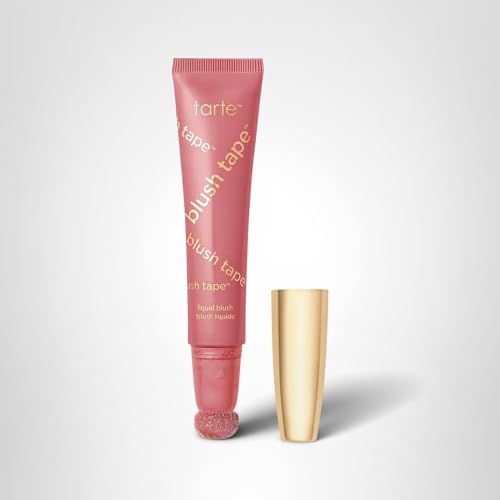 tarte blush tape liquid blush – Buildable Cream Cheek Makeup, Lightweight Formula, Blurs appearance for Radiant Glow, Vegan & Cruelty-Free, full size, rose tarte buy supplements canada