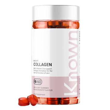 Marine Collagen Gummies by Known Nutrition with Vitamin C | 60 One-a-Day 500mg Hydrolysed Marine Collagen Gummies Known buy supplements canada