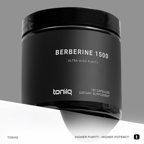 Toniiq Ultra High Strength Berberine 1500mg from The Himalayas Berberine Supplement Toniiq buy supplements canada