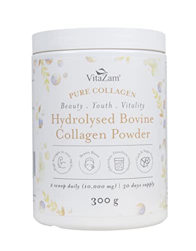 Vitazam Bovine Collagen Peptides - Hydrolyzed Type 1 & 3 Collagen Powder Protein Supplement for Healthy VitaZam buy supplements canada