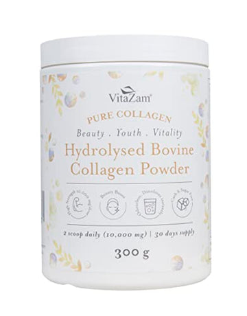 Vitazam Bovine Collagen Peptides - Hydrolyzed Type 1 & 3 Collagen Powder Protein Supplement for Healthy VitaZam buy supplements canada