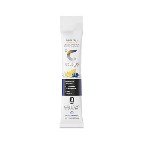 CELSIUS On-the-Go Essential Energy Drink Mix, Blueberry Lemonade (14 Stick Pack) CELSIUS buy supplements canada