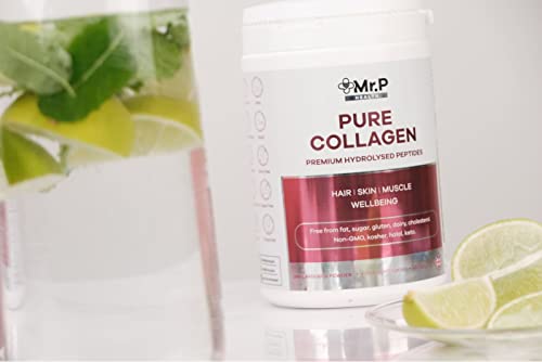 Mr.P Health Pure Collagen Peptides 400g Types I III Food Supplement Unflavoured Powder MR.P Health buy supplements canada