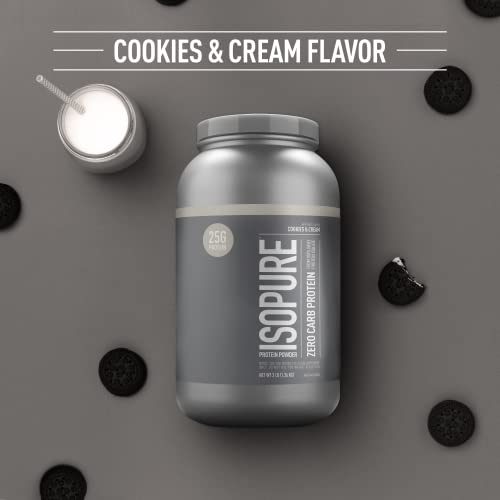 Isopure Protein Powder, Zero Carb Whey Isolate with Vitamin C & Zinc for Immune Support Isopure buy supplements canada