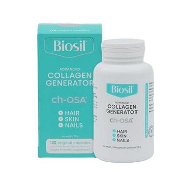 Biosil Collagen Generator - 120 Capsules - with Patented ch-OSA Complex - Generates & Protects Your Own Collagen BioSil buy supplements canada