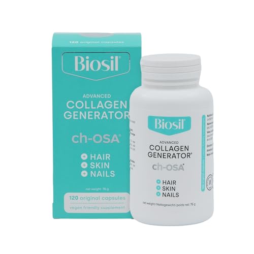 Biosil Collagen Generator - 120 Capsules - with Patented ch-OSA Complex - Generates & Protects Your Own Collagen BioSil buy supplements canada