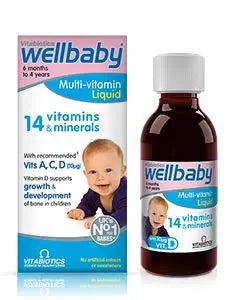 Wellbaby Multi-Vitamin Liquid 14 Vitamins and Minerals 150ml WELLBABY buy supplements canada