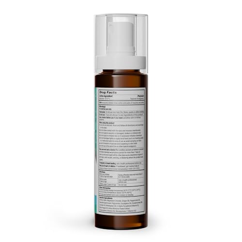 GuruNanda Menthol with Magnesium Spray for Pain Relief – 10.5% Menthol Cooling Spray for Muscle, Joint & Back Discomfort – No-Mess, Fast-Acting Relief, Pack of 3 GuruNanda buy supplements canada
