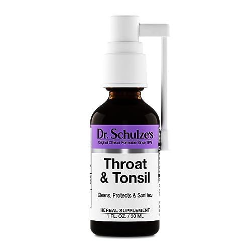 Dr. Schulze's Throat & Tonsil | Cool, Soothe & Protect | Herbal Supplement | Vegan & Koshe Dr. Schulze's buy supplements canada