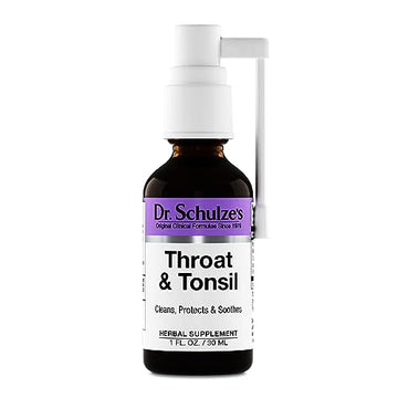 Dr. Schulze's Throat & Tonsil | Cool, Soothe & Protect | Herbal Supplement | Vegan & Koshe Dr. Schulze's buy supplements canada