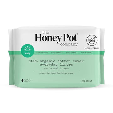 The Honey Pot Company - Non-Herbal Everyday Panty Liners - Organic Pads for Women - Cotton Cover The Honey Pot Company buy supplements canada