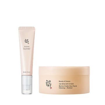 Beauty of Joseon Wrinkle Care Duo Set Revive Eye Serum (30ml / 1 fl oz) & Revive Ginseng Eye Patch (60 Sheets / 30 Pairs) Korean Skincare Beauty of Joseon buy supplements canada