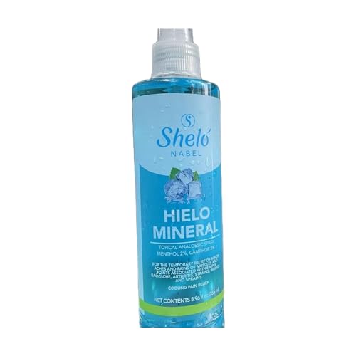 Sheló NABEL Hielo Mineral 8.7 fl Oz & VR-C 250ml Relax Sore Muscles and Joints Increase Circulation Reduce Inflammation Sheló NABEL buy supplements canada