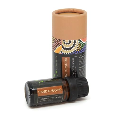 My Health A-Z Sandalwood Essential Oil, Organic 10ml (Santalum Album) Extracted My Health A-Z buy supplements canada